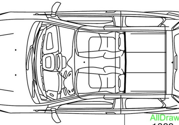 Fiat Punto Van (2005) (Фиат Пунто Ван (2005)) - чертежи (рисунки) автомобиля